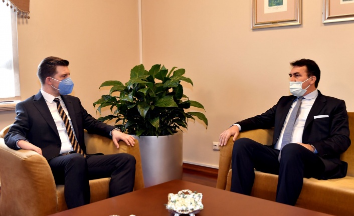 Büyükelçi Alagiç, Başkan Dündar’ı ziyaret etti