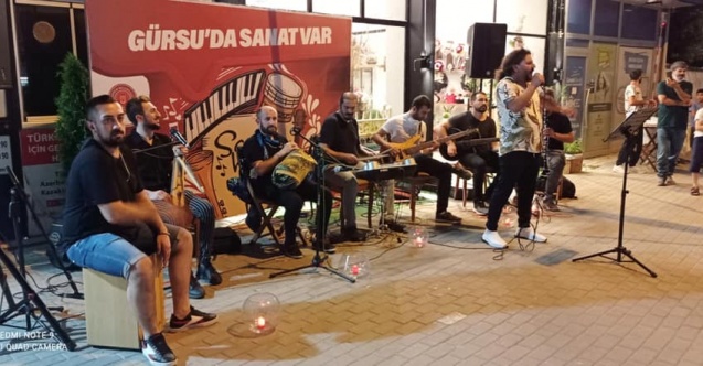 Gürsu sokak konserleriyle renkleniyor