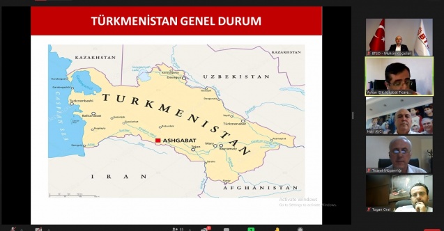 BTSO’dan Türkmenistan Webinarı