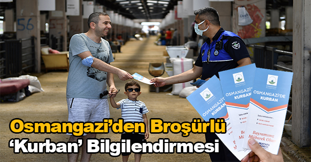 Osmangazi’den Broşürlü ‘Kurban’ Bilgilendirmesi