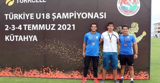 Osmangazili Atletten Altın Madalya
