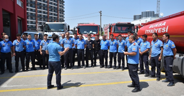 Bursa itfaiyesi Marmaris yolunda