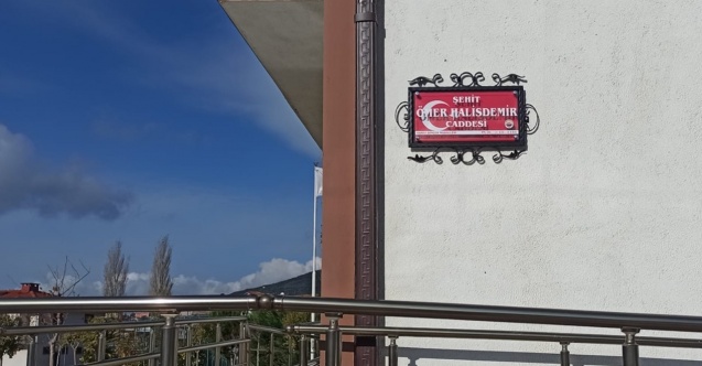 Şehitlerin isimleri sokaklarda yaşıyor