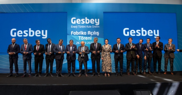 Rüzgar türbini kule üreticisi Gesbey ikinci fabrikasını açtı