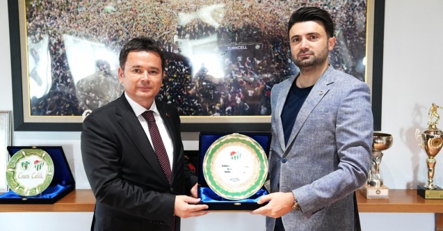 Başkan Erkan Aydın’dan Bursaspor’a ziyaret