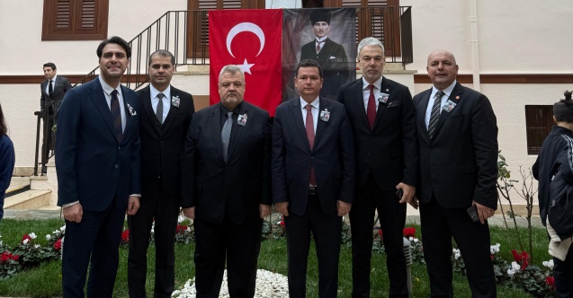 Başkan Aydın Selanik’te Atatürk’ü andı