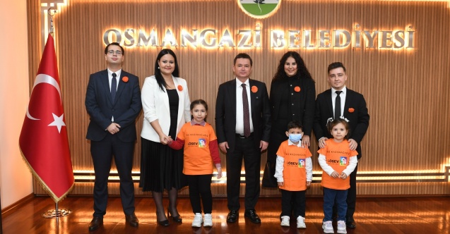 LÖSEV Bursa’dan Başkan Erkan Aydın’a ziyaret