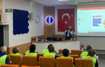 Arıtma tesisinde iş güvenliği eğitimi