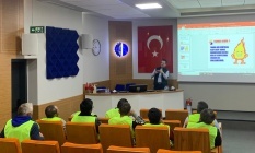 Arıtma tesisinde iş güvenliği eğitimi