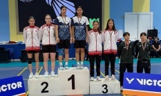 Badmintonda Osmangazi’ye çifte madalya
