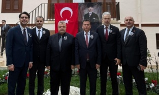 Başkan Aydın Selanik’te Atatürk’ü andı