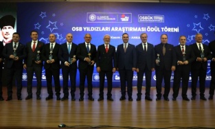 OSB Yıldızları ödül töreninde Bursa OSB firmalarına ödül yağdı