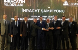 Marmarabirlik’e İhracat Şampiyonluğu Ödülü