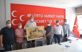 Başkan Özkan’dan MHP’ye ziyaret