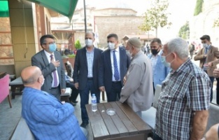 Başkan Yılmaz esnafı dinledi