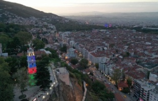 Bursa’dan Azerbaycan’a bayraklı destek