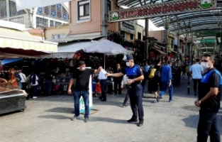 Zabıtadan kapsamlı korona denetimi