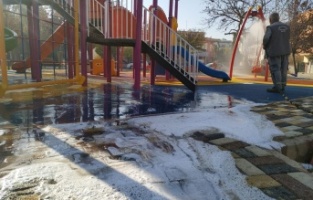 İnegöl Belediyesi koronavirüsle mücadelesini sürdürüyor