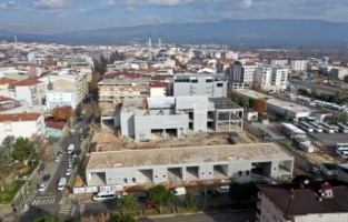 Kültür merkezinde çalışmalar hızlandı