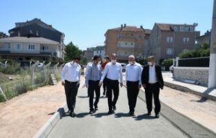 2020’de 8,5 km yol asfalt ve betonla kaplandı