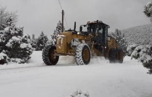 Büyükşehir'de kar seferberliği