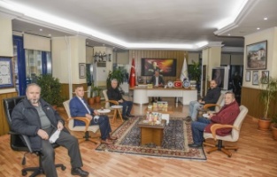 Oda başkanlarından Başkan Özkan'a ziyaret