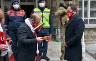 Sarıkamış'ta duygu dolu anlar