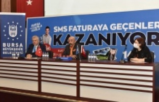 Bursa'da SMS faturaya geçenler kazandı
