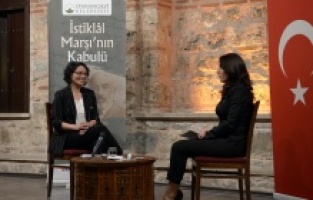 Bursa Osmangazi'de Dr. Karabağ'la İstiklal Marşı söyleşisi