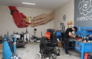 Bursa İnegöl'de 6 ayda 65 engelli aracı tamir edildi 