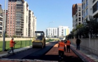 Bursa Panayır’da yollar sıcak asfaltla buluşuyor