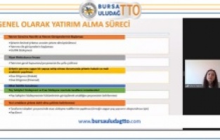 Bursa Uludağ TTO, eğitimlere devam ediyor
