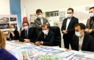 Gürsu’nun simgesi olacak yeni kent meydanı oluşuyor