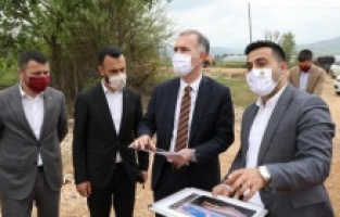 İnegöl'de yeni hayvan pazarına ulaşım için yollar açılıyor