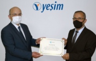 İŞKUR’dan Yeşim’e teşekkür belgesi