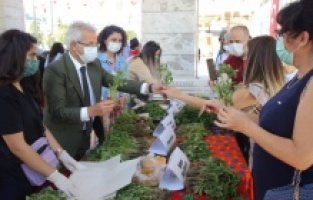 Nilüfer’de balkonlar mini bostana dönüşecek