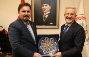 Başkan Erdem’den TBB yönetimine seçilen Altun’a ziyaret