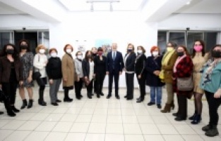 Nilüferli kursiyerlerin 5 aylık emeği bu sergide