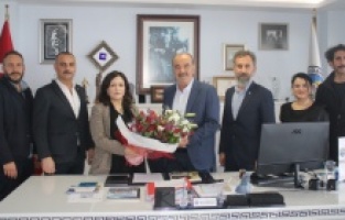 Mimarlar Odası’ndan,  Başkan Hayri Türkyılmaz’a ziyaret