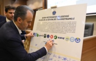 Bursa Büyükşehir’de hedef, sıfır iş kazası