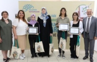 Nilüfer'de en iyi kitap kapağı tasarımlarına ödül