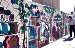 Duvarlar ressamlara tuval oldu