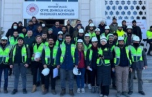 İnşaat mühendisleri afet bölgesinde hasar tespitine başladı