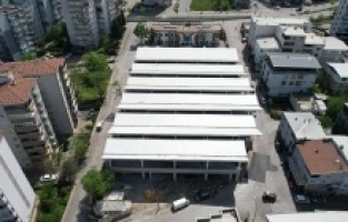 Bağlaraltı Pazar Alanı’nda son rötuşlar