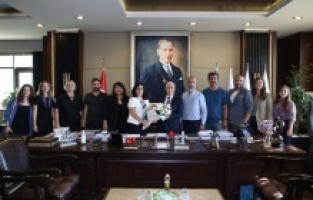 Mimarlardan Büyükşehir Bld. Bşk. Mustafa Bozbey’e ziyaret