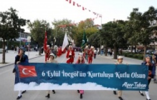 İnegöl'de kurtuluş coşkusu sokaklara taşındı