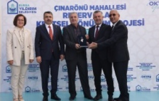 Çınarönü’nde anahtarlar teslim edildi