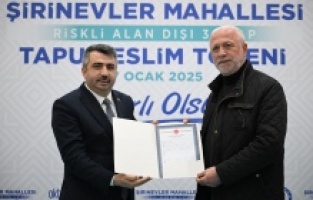 Yıldırım’da tapu sevinci