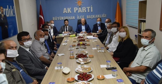 Başkan Gürkan’dan Büyükorhan’da teşkilat ziyaretleri