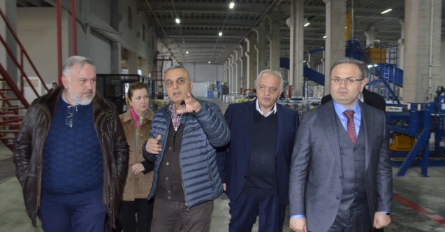 BUÜ’lü akademisyenler Toruntex’i ziyaret etti